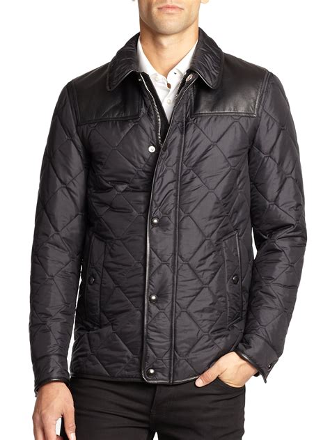 burberry padded jacket men's|Burberry men's jackets on sale.